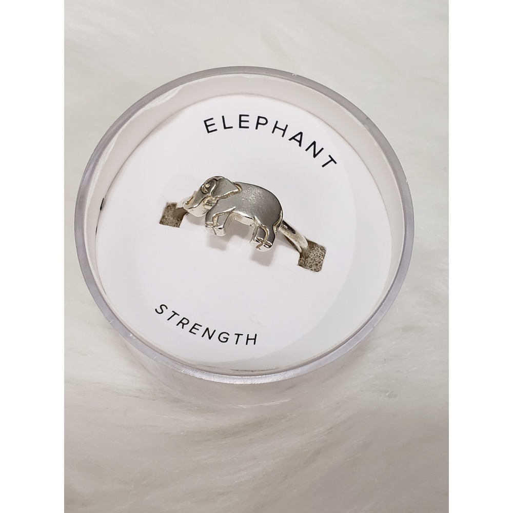 NEW ALEX AND ANI STERLING SILVER 925 RING ELEPHANT ADJUSTABLE